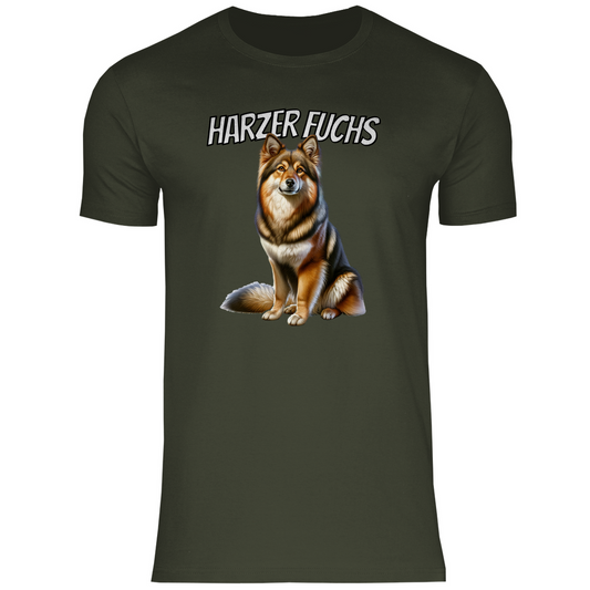 T-Shirt mit sitzendem Harzer Fuchs