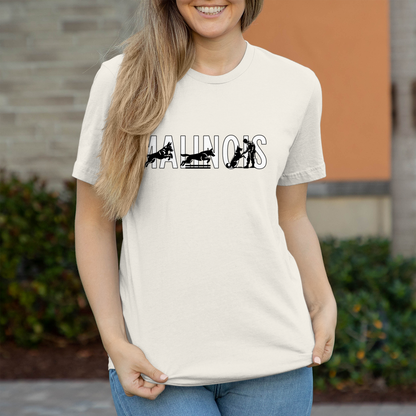 Damen T-Shirt Malinois Schriftzug