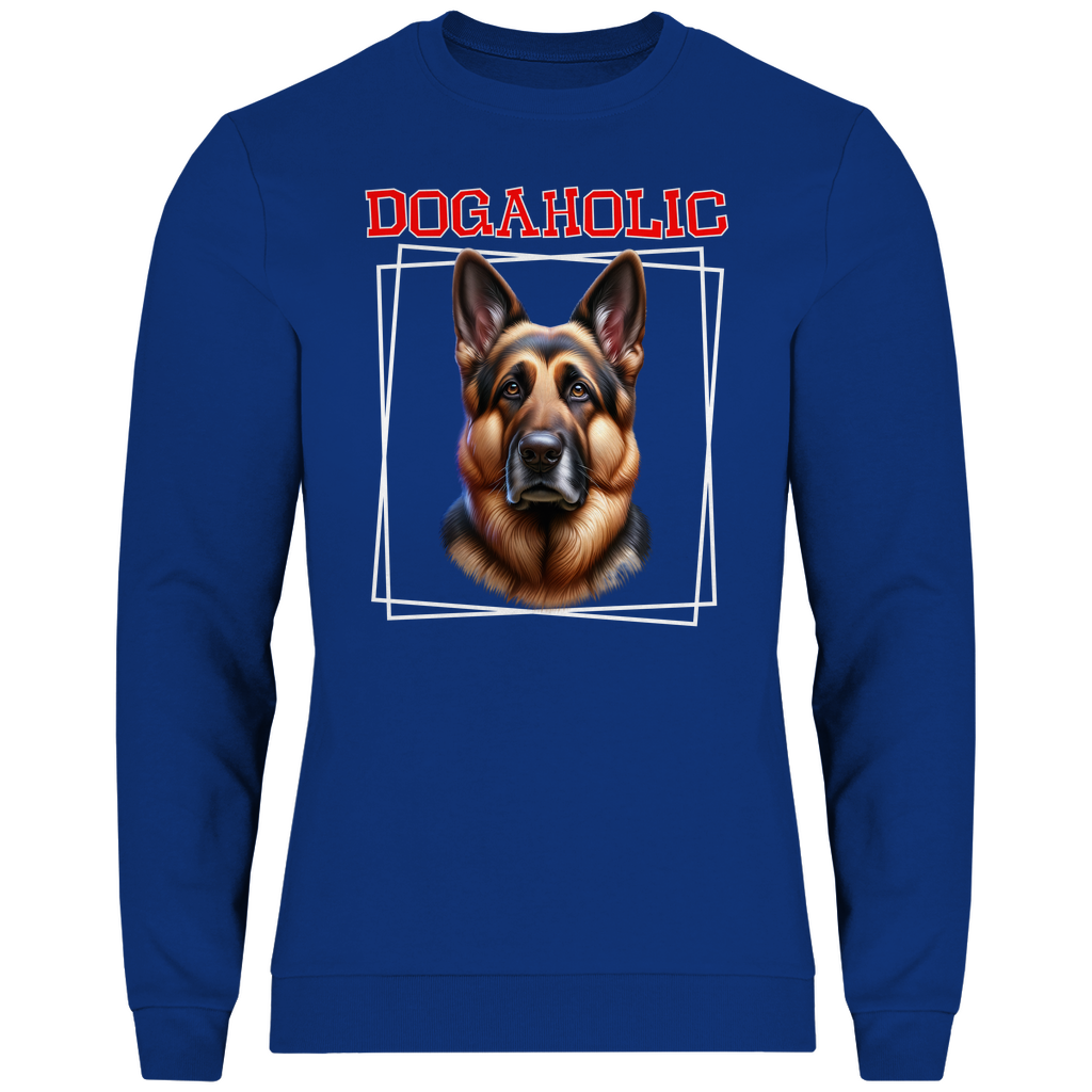 Sweatshirt für Schäferhundfans, DSH Dogaholic, Herren, Unisex