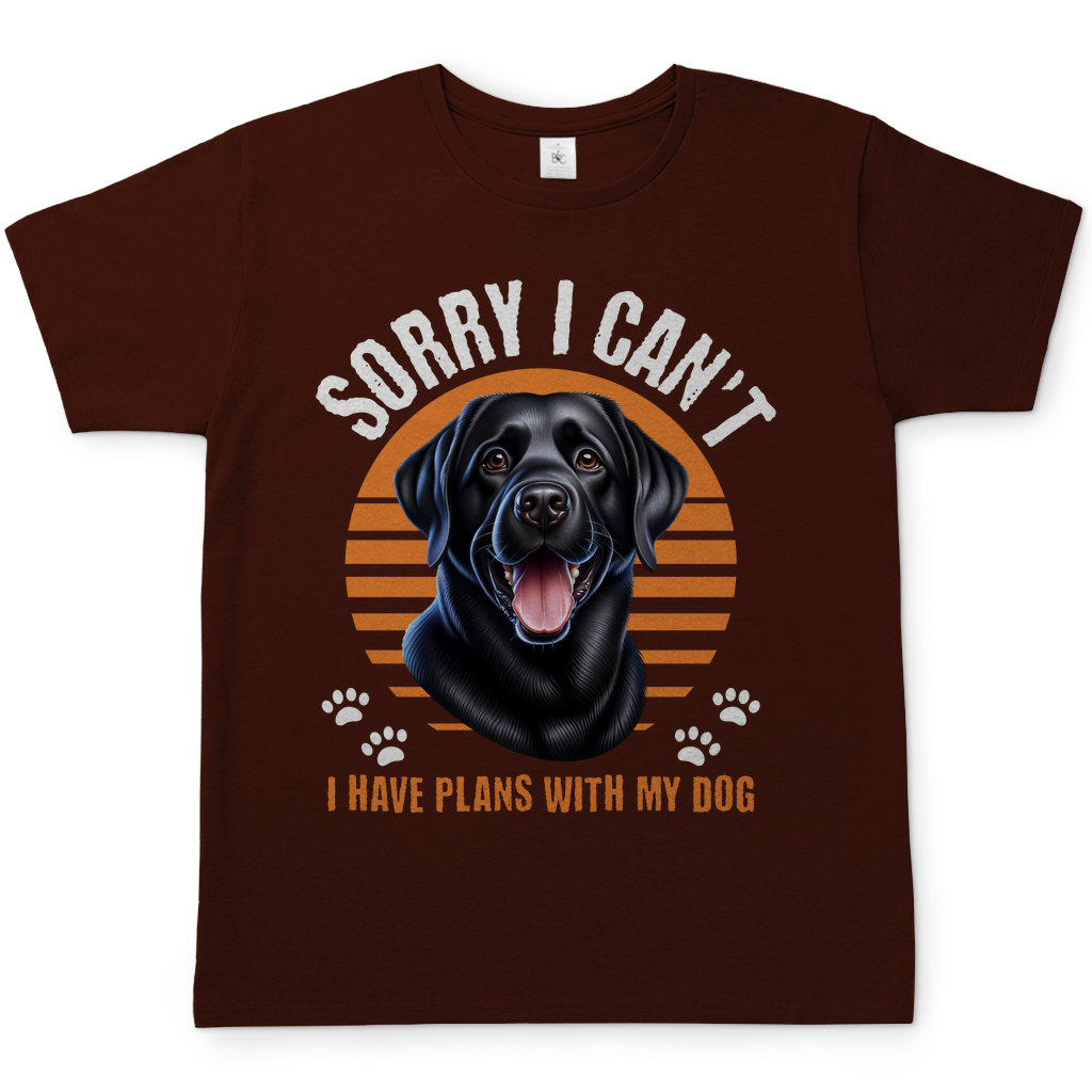 Labrador T-Shirt „Sorry I Can’t“ – Shirt für echte Hundefans