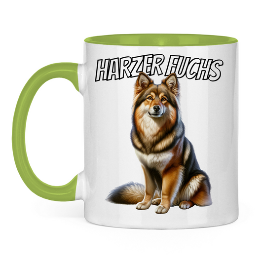 Tasse zweifarbig Harzer Fuchs