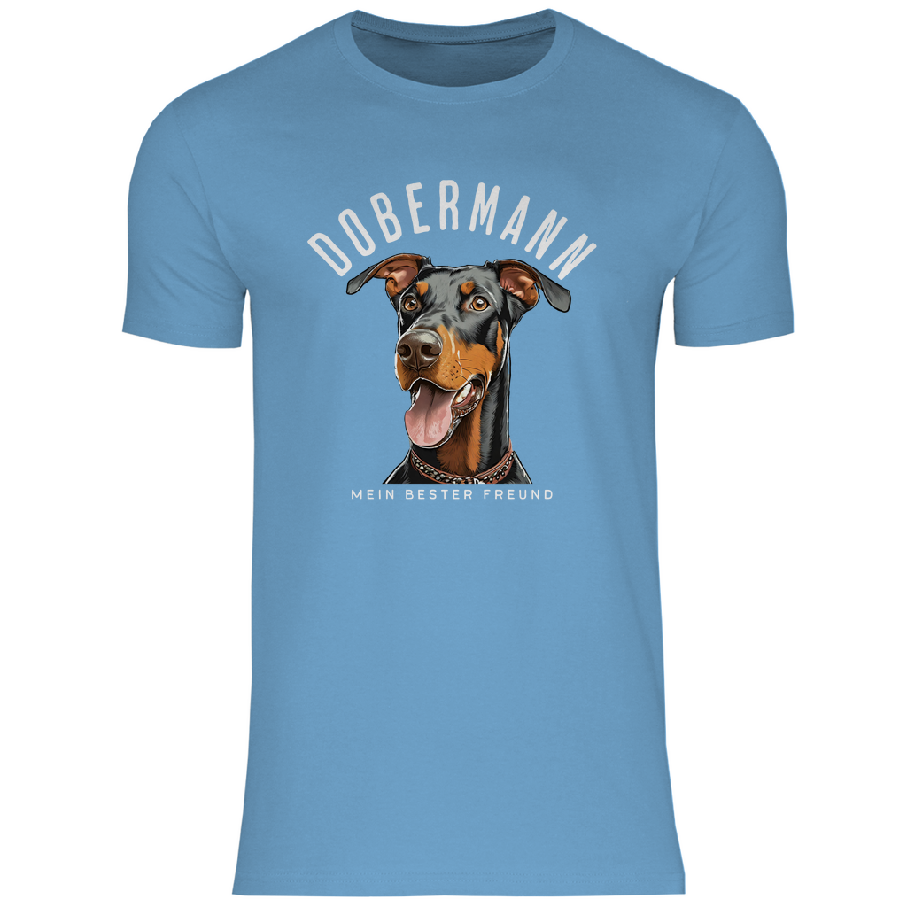 Herren T-Shirt Dobermann