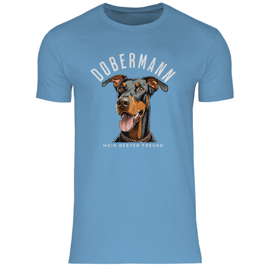 Herren T-Shirt Dobermann