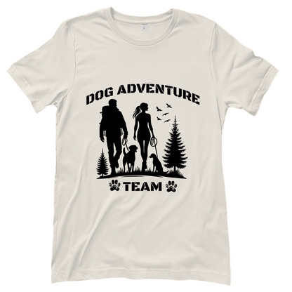T-Shirt Dog Adventure Team für Damen