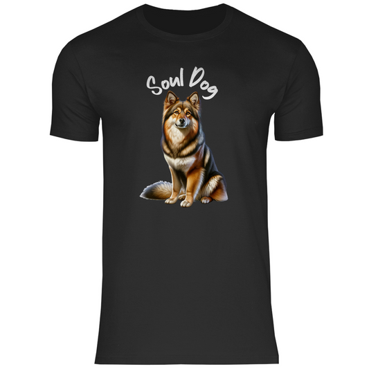 Herren T-Shirt Harzer Fuchs mit Schriftzug "Soul Dog"