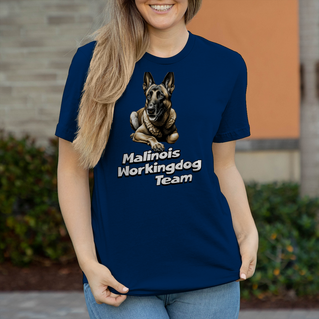 Damen T-Shirt Malinois Workingdog Team