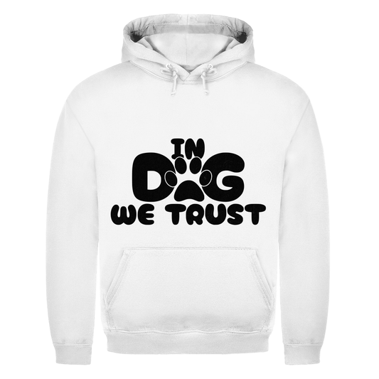 Herren Hoodie in Dog we trust
