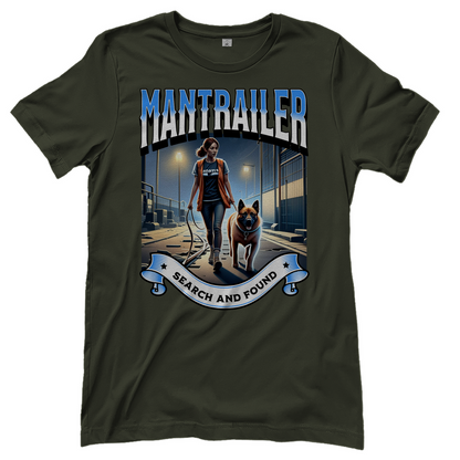 Damen T-Shirt Mantrailing Suchhund