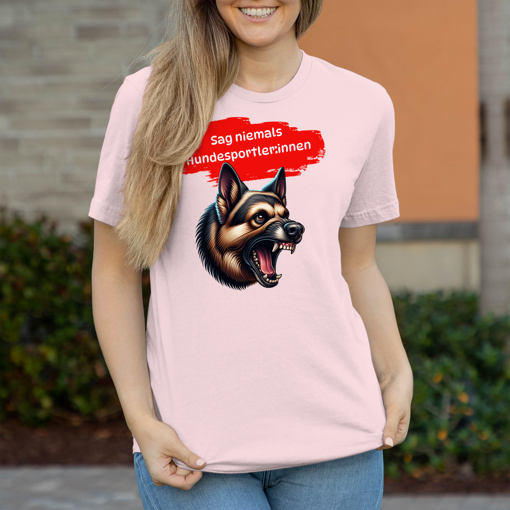 Deutscher Schäferhund Gendersprache Damen T-Shirt