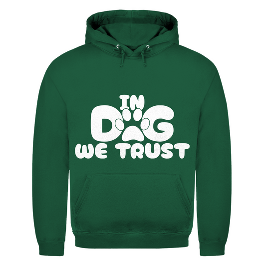 Herren Hoodie in Dog we trust