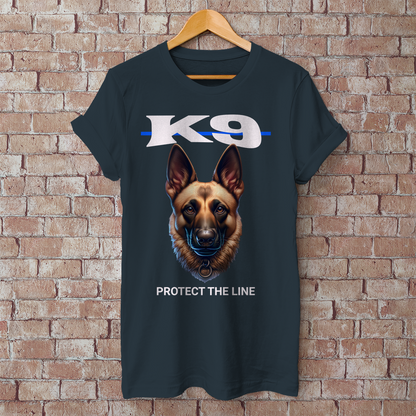 Herren T-Shirt Thin Blue Line Malinois