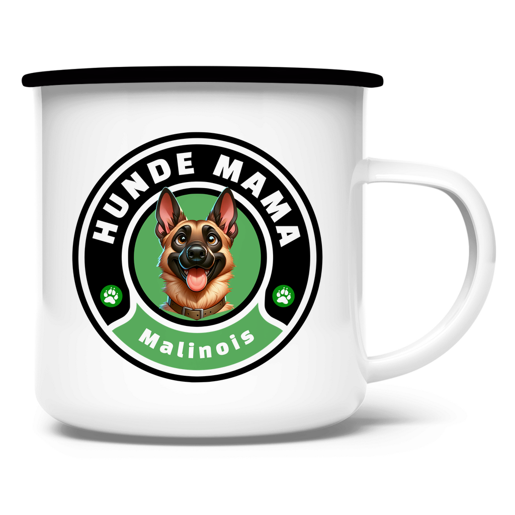 Emaille Tasse Hunde Mama Malinois