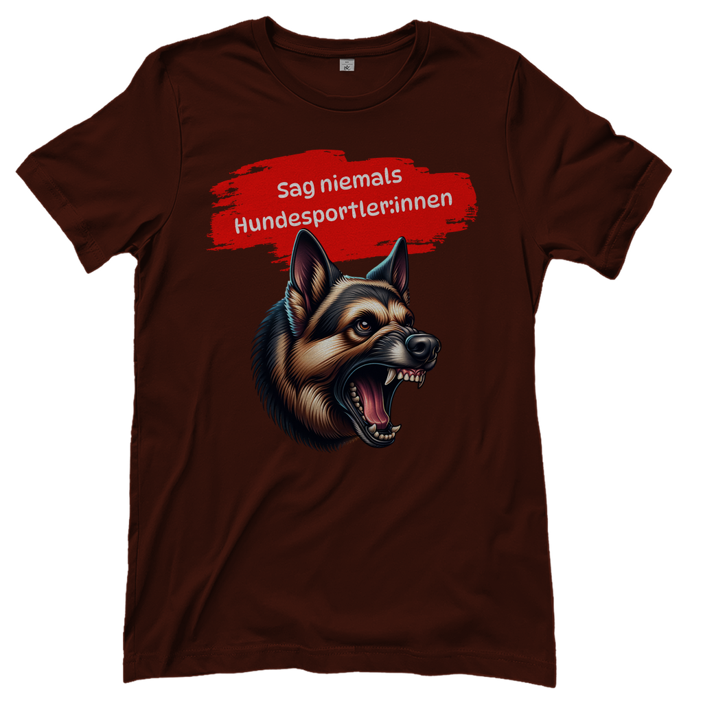 Deutscher Schäferhund Gendersprache Damen T-Shirt