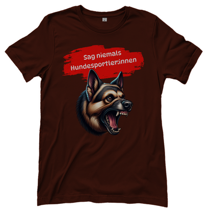Deutscher Schäferhund Gendersprache Damen T-Shirt