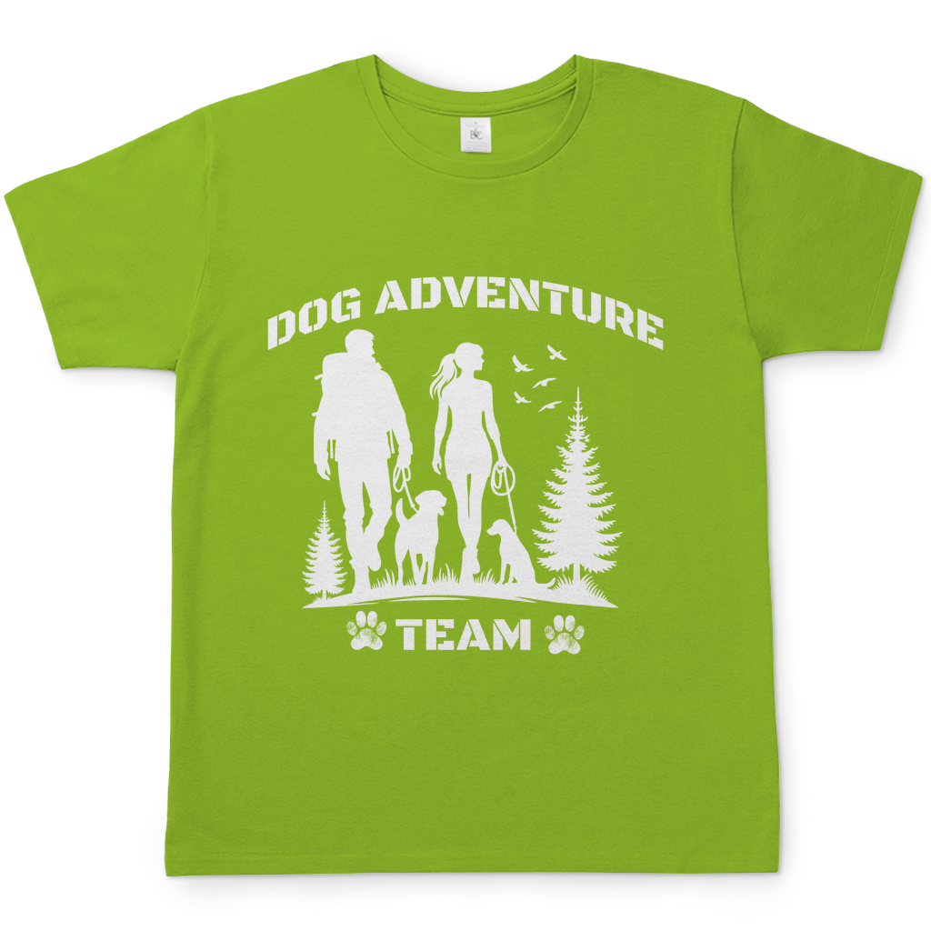 Herren T-Shirt Dog Adventure Team