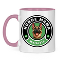 Tasse zweifarbig Hunde Mama Malinois