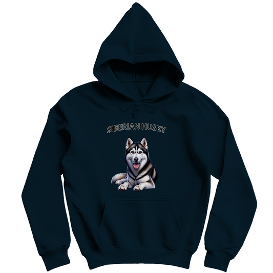 Herren Hoodie Siberian Husky