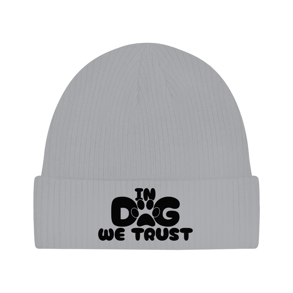 Beanie für Hundefans in dog we trust