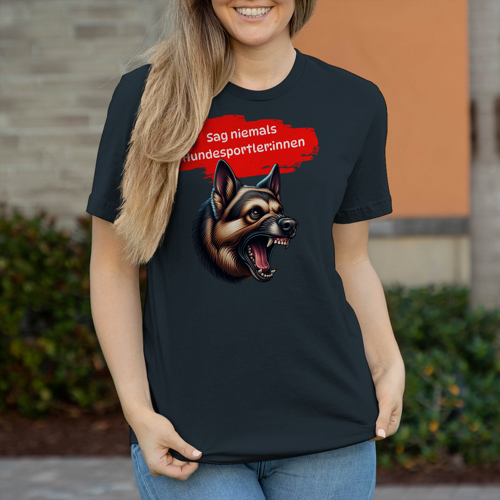 Deutscher Schäferhund Gendersprache Damen T-Shirt