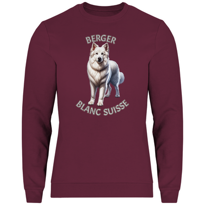 Berger Blanc Suisse, Weißer Schäferhund Sweatshirt, unisex