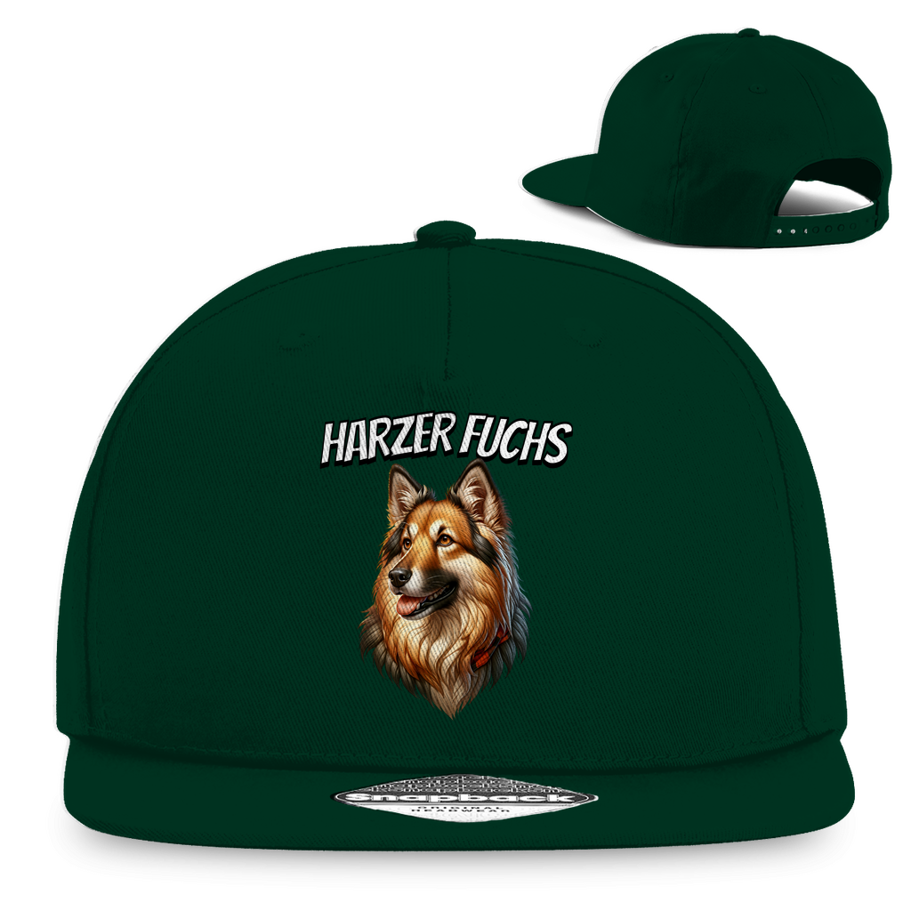 Snapback Basecap Harzer Fuchs Schriftzug und Kopf