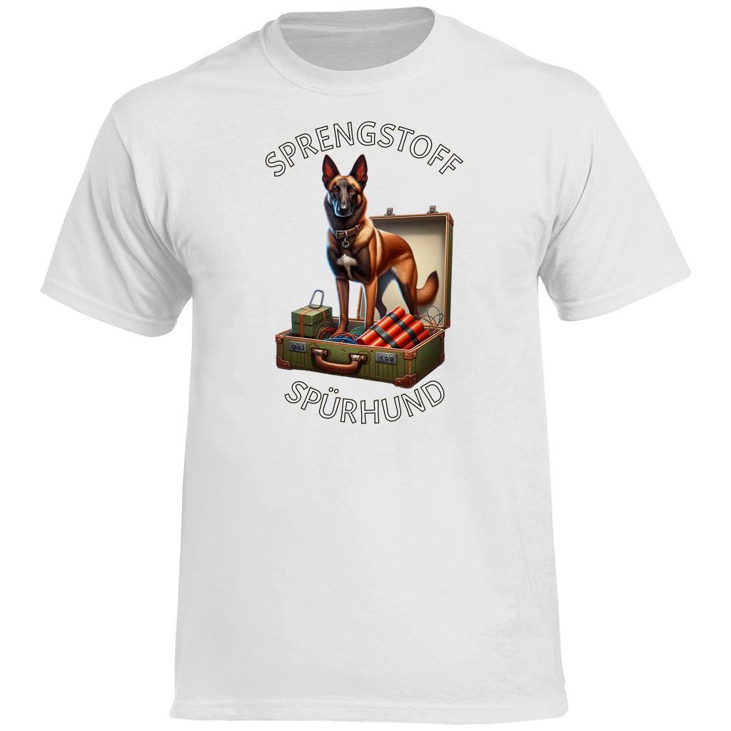 Sprengstoff-Spürhund Malinois Shirt – K9-Edition für Profis