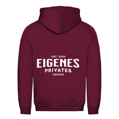 Damen Hoodie Personalisiert Druck Vorder- u. Rückseite