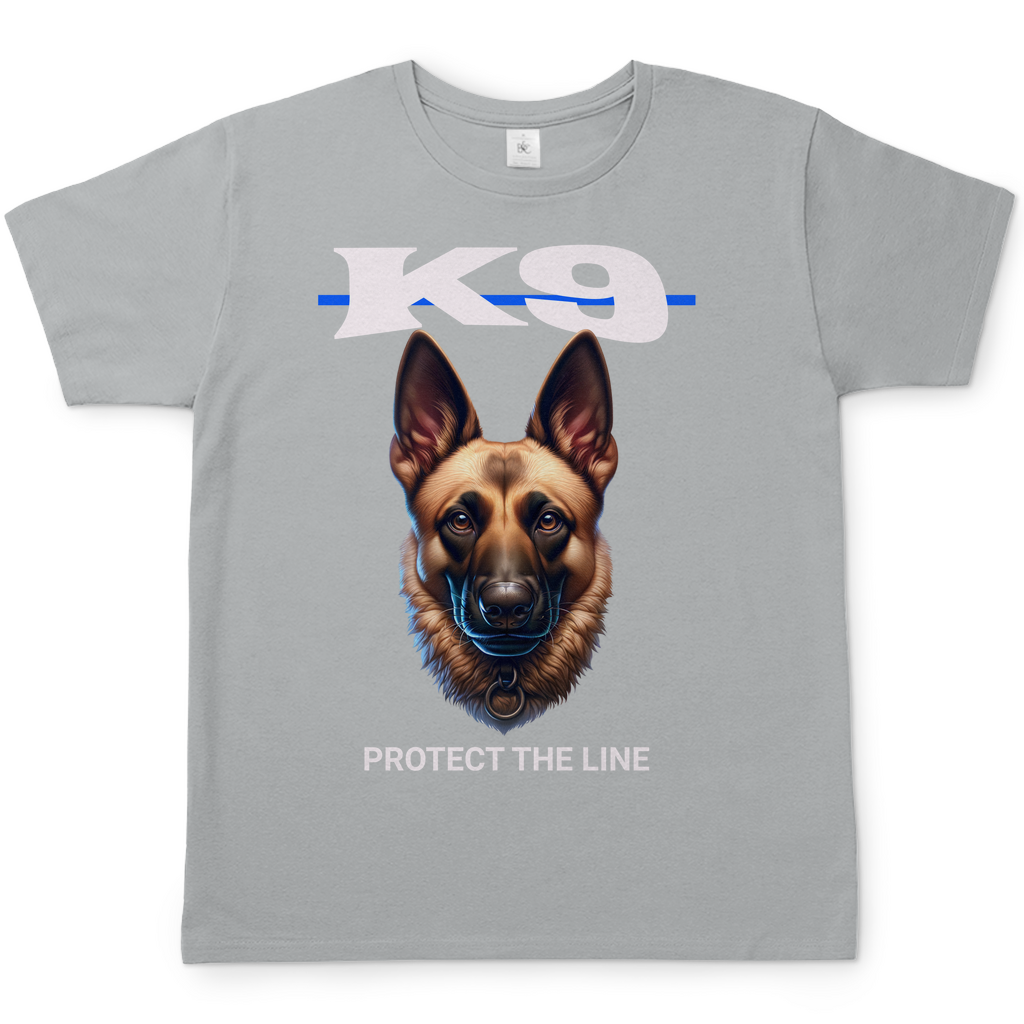Malinois Thin Blue Line T-Shirt – Support für Polizei & K9
