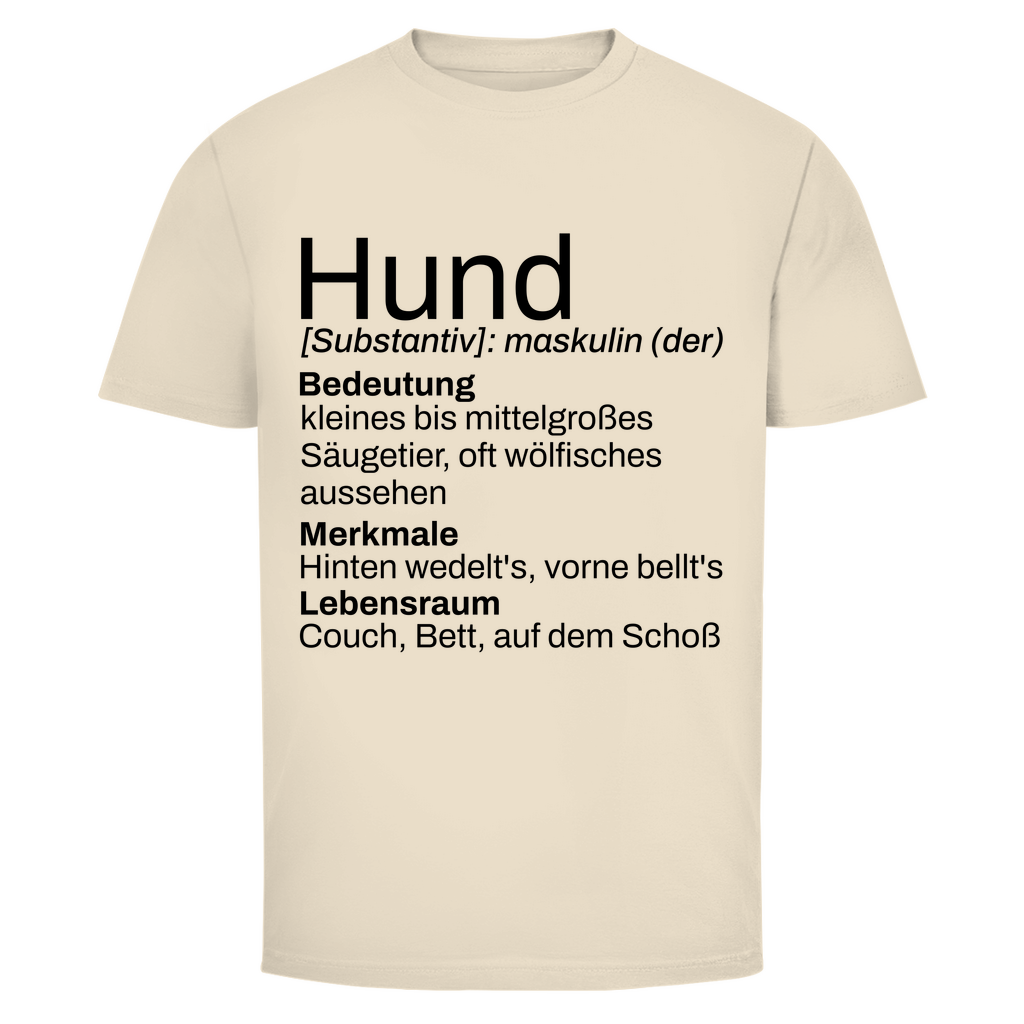 Herren T-Shirt Hund im Wörterbuch