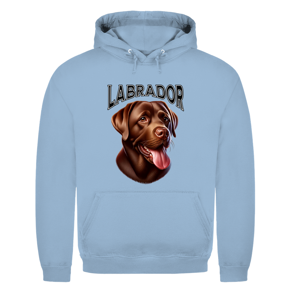 Herren Hoodie Labrador Schoko