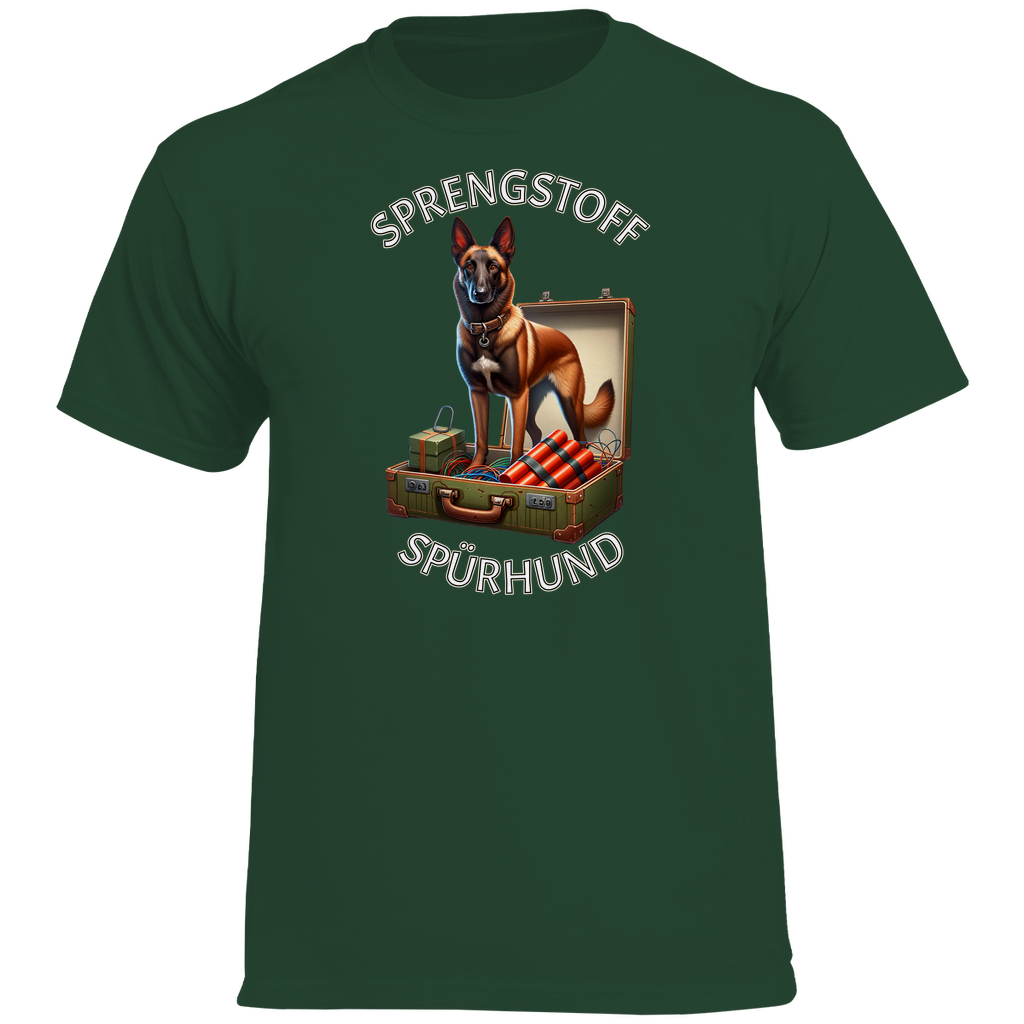 Sprengstoff-Spürhund Malinois Shirt – K9-Edition für Profis