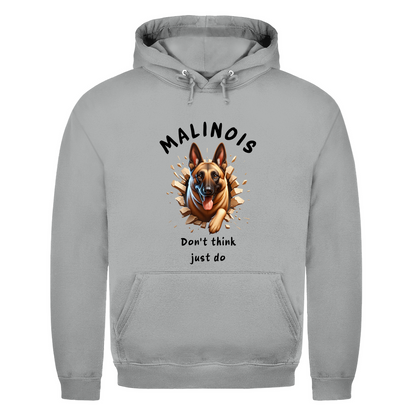 Herren Hoodie Malinois Don't think just do