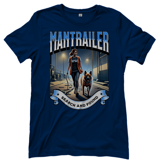Damen T-Shirt Mantrailing Suchhund