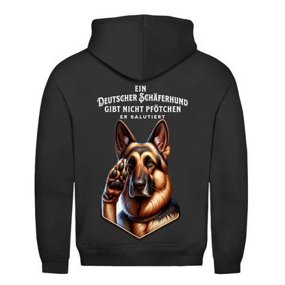 Herren Hoodie - Ein Deutscher Schäferhund gibt nicht Pfötchen