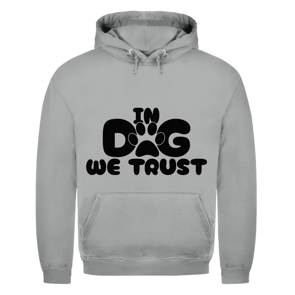 Herren Hoodie in Dog we trust