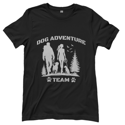 T-Shirt Dog Adventure Team für Damen
