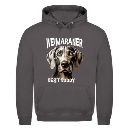 Herren Hoodie Weimaraner Kopf