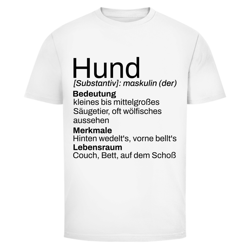 Herren T-Shirt Hund im Wörterbuch