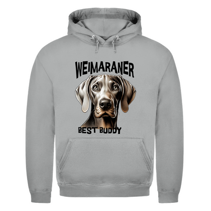 Herren Hoodie Weimaraner Kopf