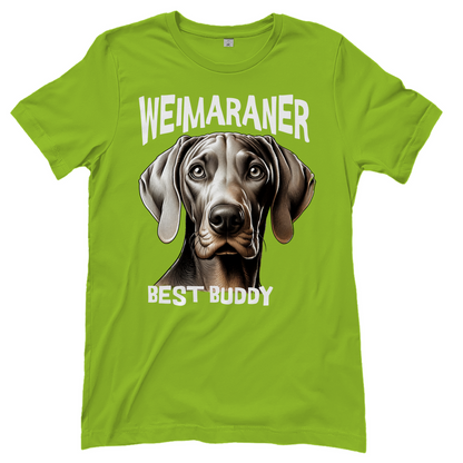 Damen T-Shirt Weimaraner Kopf