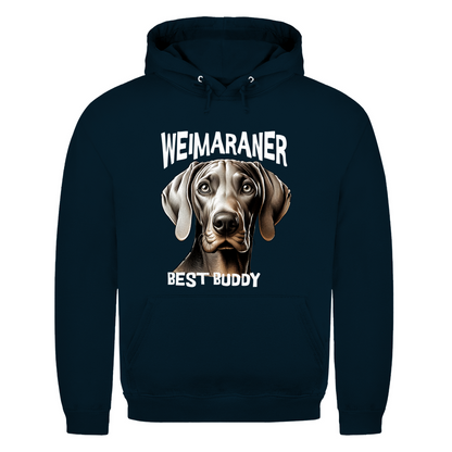 Herren Hoodie Weimaraner Kopf