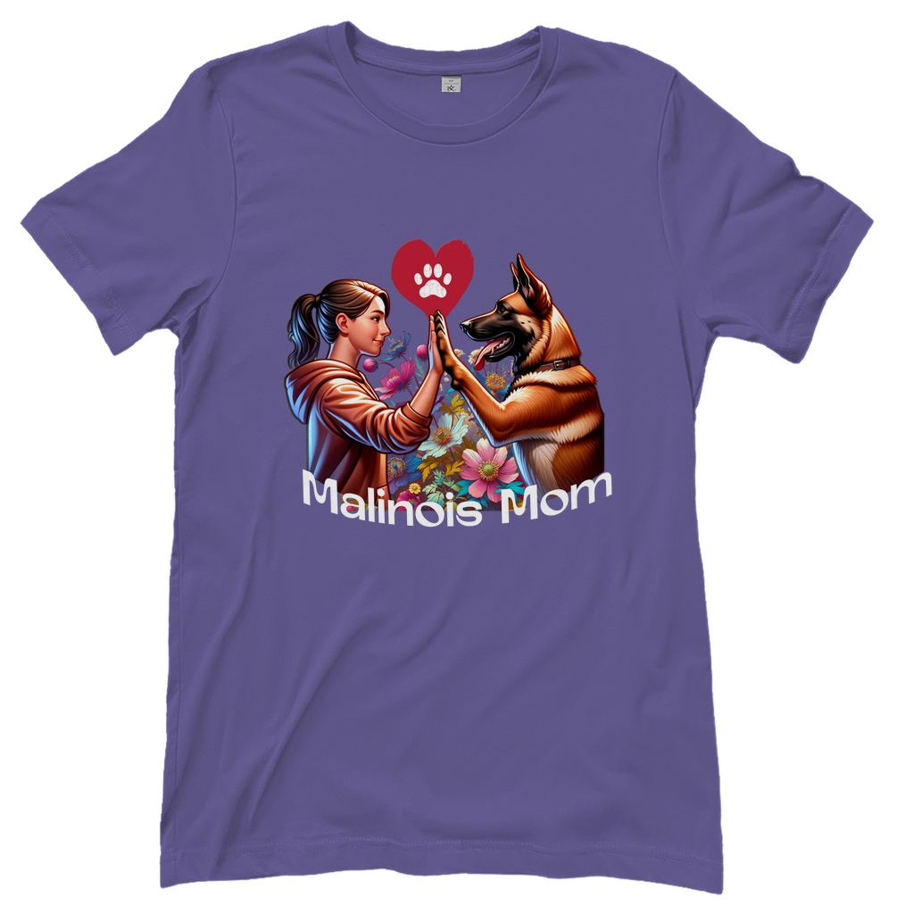 Damen T-Shirt Malinois Mom