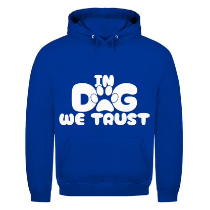 Herren Hoodie in Dog we trust