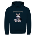 Herren Hoodie Siberian Husky