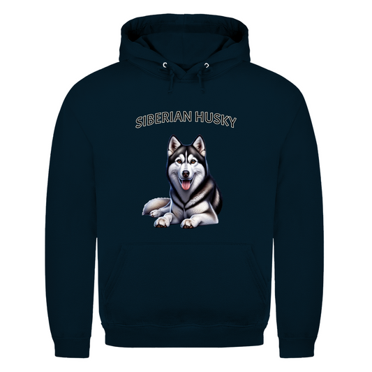 Herren Hoodie Siberian Husky