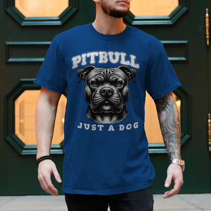 Pitbull - Just a Dog, Herren T-Shirt