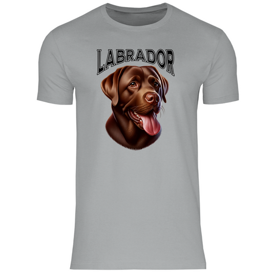 Herren T-Shirt Labrador Schoko