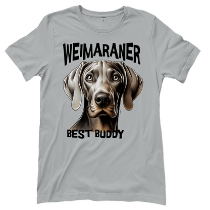 Damen T-Shirt Weimaraner Kopf