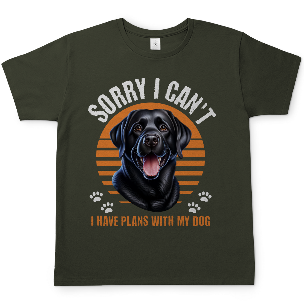 Labrador T-Shirt „Sorry I Can’t“ – Shirt für echte Hundefans