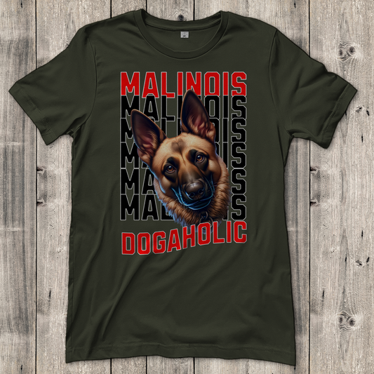 Malinois Dogaholic Damen T-Shirt